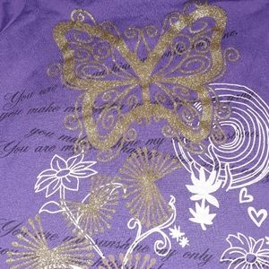 Cute top (butterfly, flowers & sunshine)